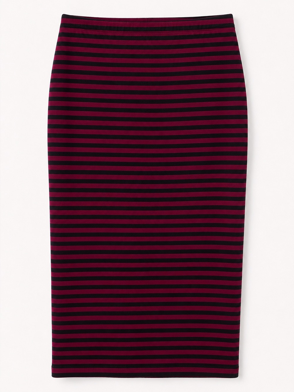 Forever 21 Striped Midi Pencil Skirt Medium M